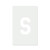 Letter S Reusable Mylar Stencil - 10 mil Paint and Craft Stencil