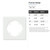 Fireman Badge Reusable Mylar Stencil - 10 mil Paint and Craft Stencil