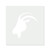 Goat Head Reusable Mylar Stencil - 10 mil Paint and Craft Stencil