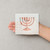 Menorah Reusable Mylar Stencil - 10 mil Paint and Craft Stencil