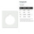 Pomegranate Reusable Mylar Stencil - 10 mil Paint and Craft Stencil