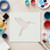 Hummingbird 1 Reusable Mylar Stencil - 10 mil Paint and Craft Stencil