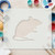 Mouse Reusable Mylar Stencil - 10 mil Paint and Craft Stencil