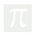 Pi Reusable Mylar Stencil - 10 mil Paint and Craft Stencil