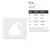 Elf Hat Reusable Mylar Stencil - 10 mil Paint and Craft Stencil
