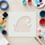 Elf Hat Reusable Mylar Stencil - 10 mil Paint and Craft Stencil