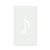 Musical Note Reusable Mylar Stencil - 10 mil Paint and Craft Stencil