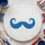 Handlebar Mustache Reusable Mylar Stencil, 10 mil Plastic Paint Stencil for Crafts and Decor