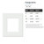 Postage Stamp Reusable Mylar Stencil - 10 mil Paint and Craft Stencil