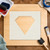 Diamond 3 Reusable Mylar Stencil - 10 mil Paint and Craft Stencil