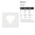 Diamond 3 Reusable Mylar Stencil - 10 mil Paint and Craft Stencil