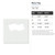 Wavy Flag Reusable Mylar Stencil - 10 mil Paint and Craft Stencil