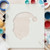 Santa Claus Head Reusable Mylar Stencil - 10 mil Paint and Craft Stencil