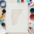 Vermont Reusable Mylar Stencil - 10 mil Paint and Craft Stencil