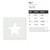 Star 7 Reusable Mylar Stencil - 10 mil Paint and Craft Stencil
