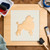 Poodle Reusable Mylar Stencil - 10 mil Paint and Craft Stencil