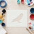 Love Bird Reusable Mylar Stencil, 10 mil Plastic Paint Stencil for Crafts and Decor