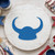 Viking Helmet Reusable Mylar Stencil - 10 mil Paint and Craft Stencil
