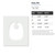 Baby Bib Reusable Mylar Stencil - 10 mil Paint and Craft Stencil