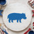 Hippo 2 Reusable Mylar Stencil - 10 mil Paint and Craft Stencil
