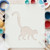 Lemur Reusable Mylar Stencil, 10 mil Plastic Paint Stencil for Crafts and Decor