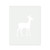 Fawn Reusable Mylar Stencil, 10 mil Plastic Paint Stencil for Crafts and Decor