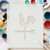 Weather Vane 2 Reusable Mylar Stencil - 10 mil Paint and Craft Stencil