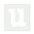 Lowercase Letter U Reusable Mylar Stencil - 10 mil Paint and Craft Stencil
