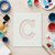 Lowercase Letter C Reusable Mylar Stencil - 10 mil Paint and Craft Stencil