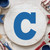 Lowercase Letter C Reusable Mylar Stencil, 10 mil Plastic Paint Stencil for Crafts and Decor