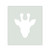 Giraffe Head Reusable Mylar Stencil, 10 mil Plastic Paint Stencil for Crafts and Decor