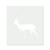 Gazelle Reusable Mylar Stencil - 10 mil Paint and Craft Stencil