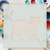 Cat Arch Back Reusable Mylar Stencil, 10 mil Plastic Paint Stencil for Crafts and Decor