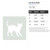 Cat Arch Back Reusable Mylar Stencil, 10 mil Plastic Paint Stencil for Crafts and Decor