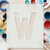Letter W Reusable Mylar Stencil - 10 mil Paint and Craft Stencil