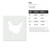 Hen Reusable Mylar Stencil - 10 mil Paint and Craft Stencil