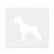 Schnauzer Reusable Mylar Stencil - 10 mil Paint and Craft Stencil