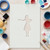 Hula Girl Reusable Mylar Stencil - 10 mil Paint and Craft Stencil