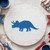 Triceratops Reusable Mylar Stencil - 10 mil Paint and Craft Stencil