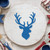 Stag Head Reusable Mylar Stencil - 10 mil Paint and Craft Stencil