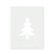 Christmas Tree 4 Reusable Mylar Stencil - 10 mil Paint and Craft Stencil