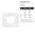 Teddy Bear Head Reusable Mylar Stencil - 10 mil Paint and Craft Stencil