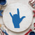 Rock Hand 2 Reusable Mylar Stencil - 10 mil Paint and Craft Stencil