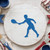 Tennis Player Reusable Mylar Stencil - 10 mil Paint and Craft Stencil