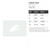 Lobster Claw Reusable Mylar Stencil, 10 mil Plastic Paint Stencil for Crafts and Decor