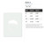 Acorn 4 Reusable Mylar Stencil, 10 mil Plastic Paint Stencil for Crafts and Decor