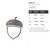 Acorn 4 Steel Cutout Shape, Raw Metal Wall Art and Craft Supply