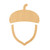 Acorn 5 Wood Cutout for Crafts, Unfinished Baltic Birch Craft Shape