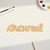 Adventure Word Wood Cutout for Crafts, Unfinished Baltic Birch Craft Shape