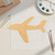 Airplane 2 Wood Cutout for Crafts, Unfinished Baltic Birch Craft Shape